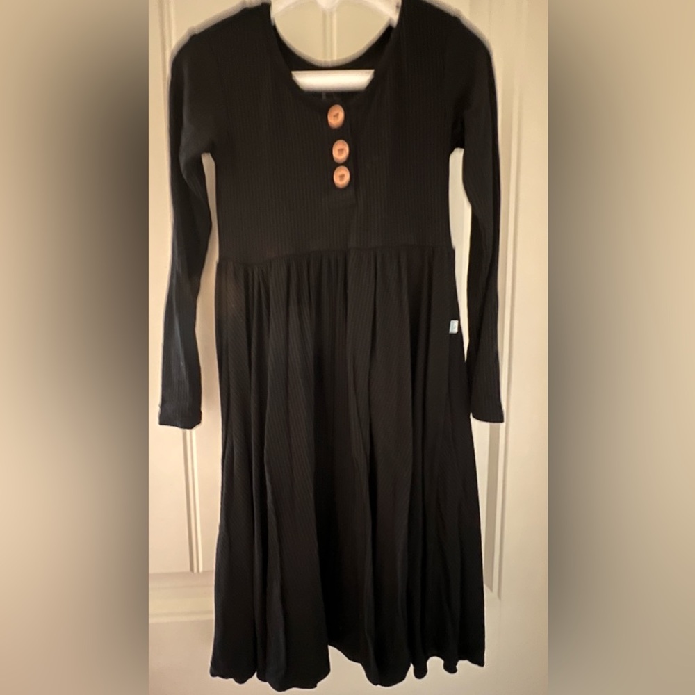 Posh Peanut Black dress 5T